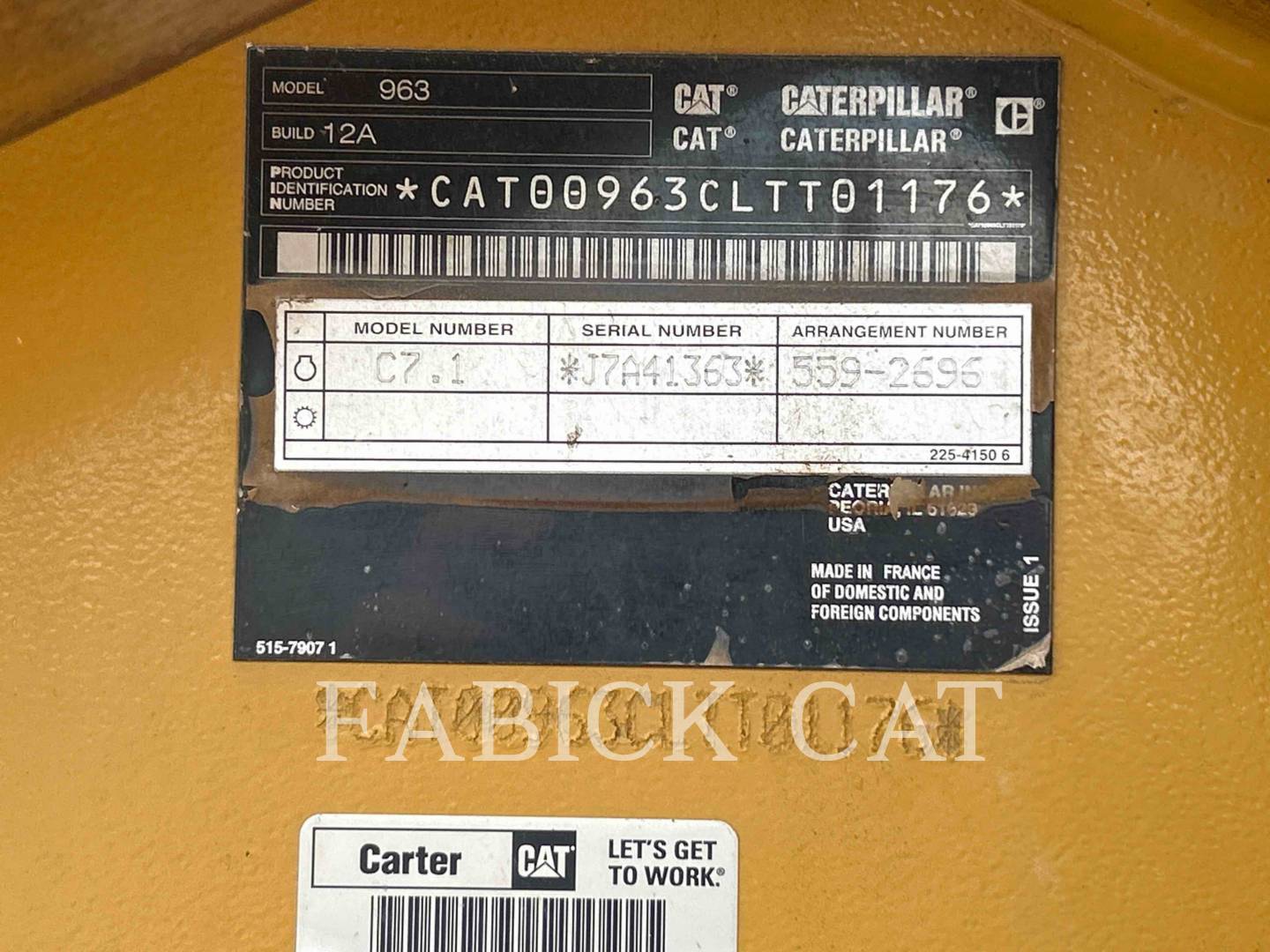 Caterpillar 963, Track Loader, 1065 hours, S/N: LTT01176, 2024 - Image 6