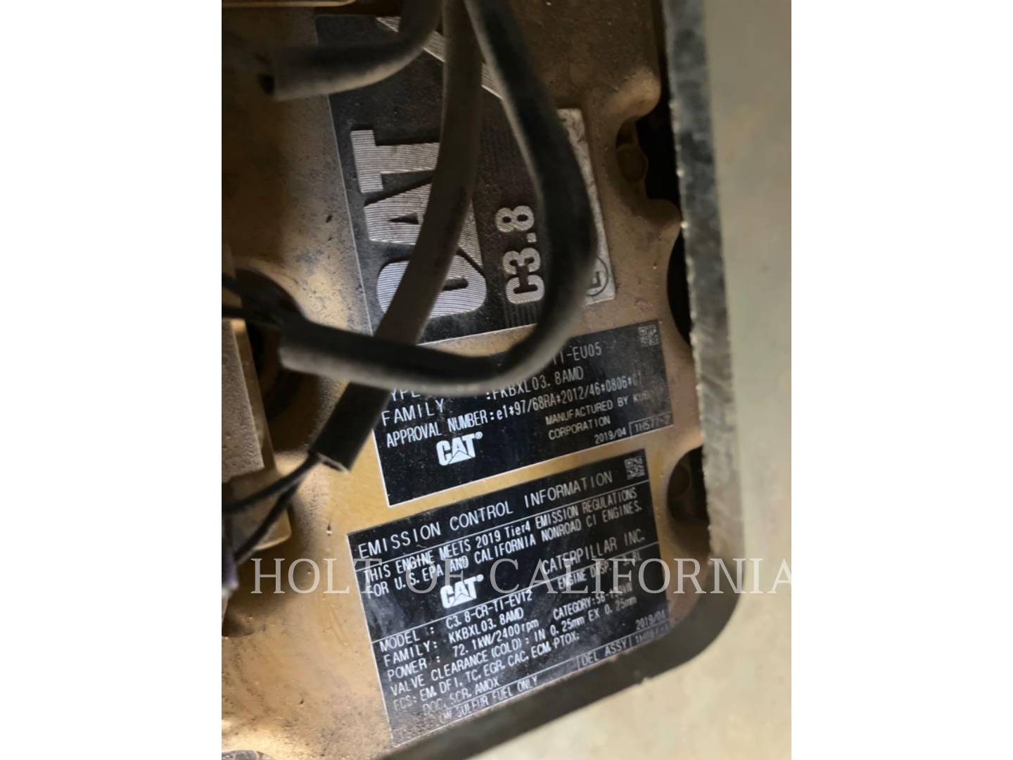 Cat 272D3, Skid Steer Loader, 1838 hours, S/N: HX200514, 2019 - Image 8