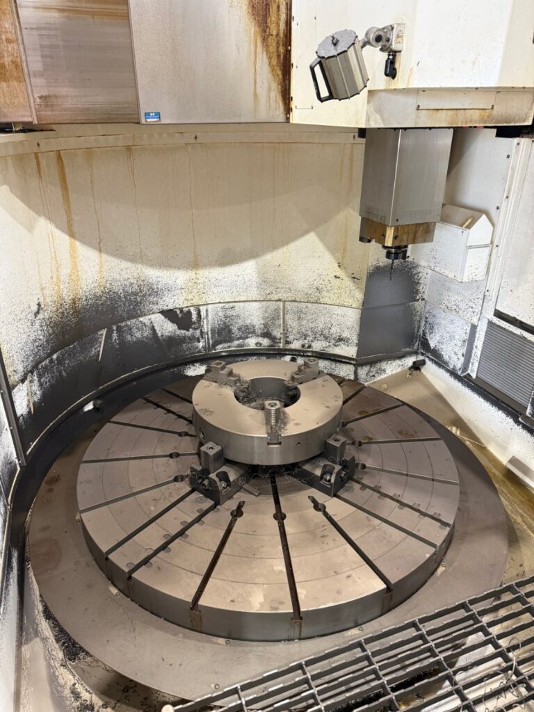 70.8" YouJi #YV-1600ATC+C, CNC vertical lathe, Fanuc 0iTF, 78.4" swing, 62.99" table diameter, 2018 - Image 3