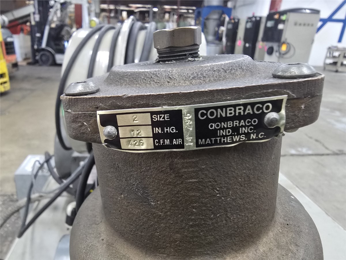 Conair, vacuum conveyor, 426 CFM, 5 HP, 33 URAI-J Roots blower, 12" HG - Image 9