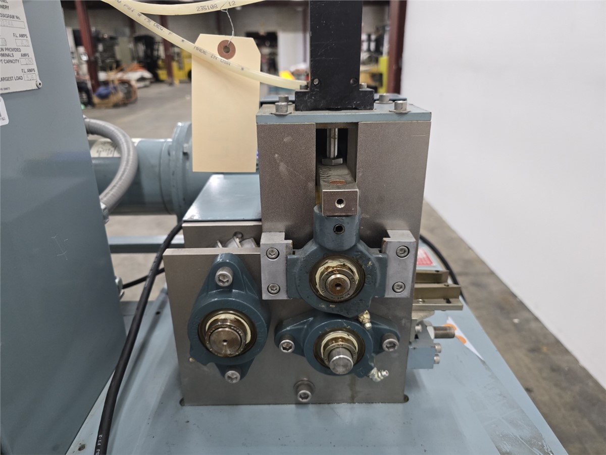 2" Wide Davis Standard #PK-102, lab strand pelletizer, 18 knife helical rotor, 37" in-feed height, 230/1/60 - Image 4