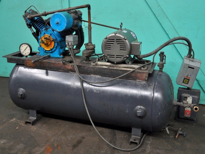 Dresser #400, Two-Stage Air Compressor, 5 HP, 80 Gallon, 1,725 RPM, 208-230/460 V., AS IS - Image 3