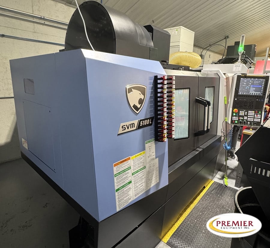 DN Solutions #SVM-5100L, CNC vertical machining center, Fanuc 0i Plus, 50" X, 20.1" Y, 20.1" Z, 12000 RPM - Image 1