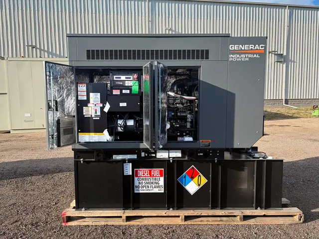 30 KW Generac #SD0030G222.2D18HBLY3, diesel generator set, sound attenuated enclosure, 120/208 Volts, 3 - Image 3