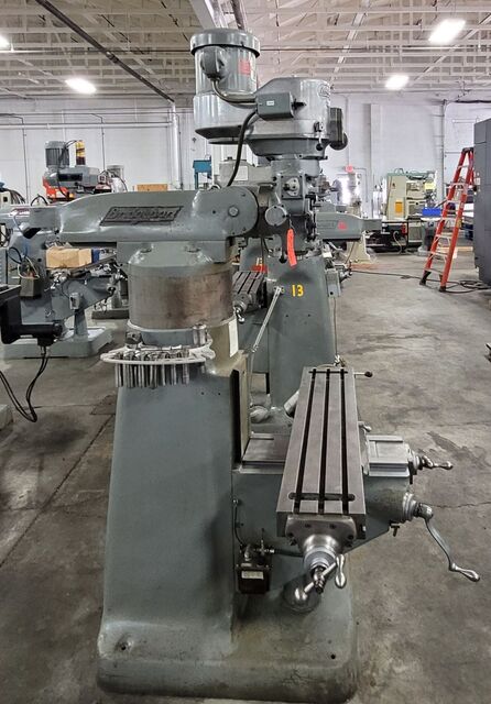 Bridgeport #Series-I, vertical mill, 9" x42" tbl, 2 HP, 36" X, 12" Y, 16" Z, 60-4200 RPM, R-8, chrome ways - Image 2
