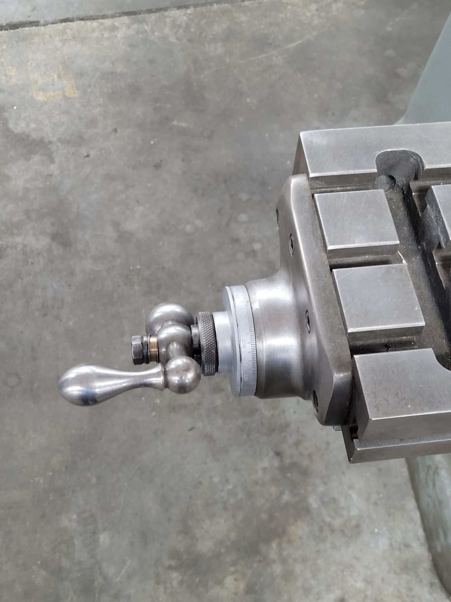 Bridgeport #Series-I, vertical mill, 9" x42" tbl, 2 HP, 36" X, 12" Y, 16" Z, 60-4200 RPM, R-8, chrome ways - Image 10