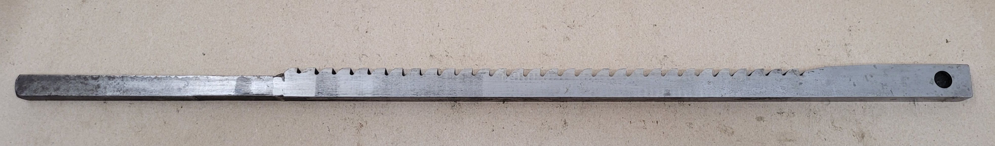 Davis, keyseater broach, 5/8" width, 7/8" height, 1/2" pitch, 27-3/8" OAL - Image 4