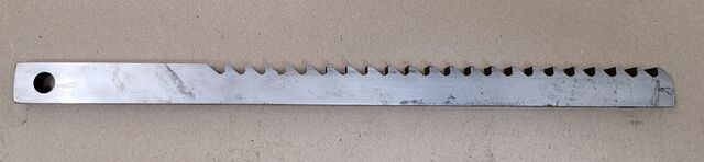 Hansford Davis #D-4016, keyseater broach, 5/8" width, 1" height, 1/2" pitch, 16" length - Image 3
