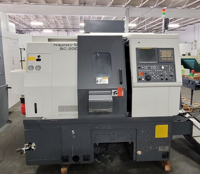 Nakamura -Tome #SC-200MY, CNC turning center, 15.4" swing, 8" chuck, 2-9/16" bar, Y-axis, live tool, Fanuc - Image 2