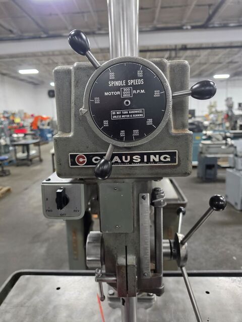 Clausing #2287, single spindle drill press, 20" throat, 1-1/4" capacity, 150-2000 RPM, 1.5 HP, #3MT, 460 V. - Image 4