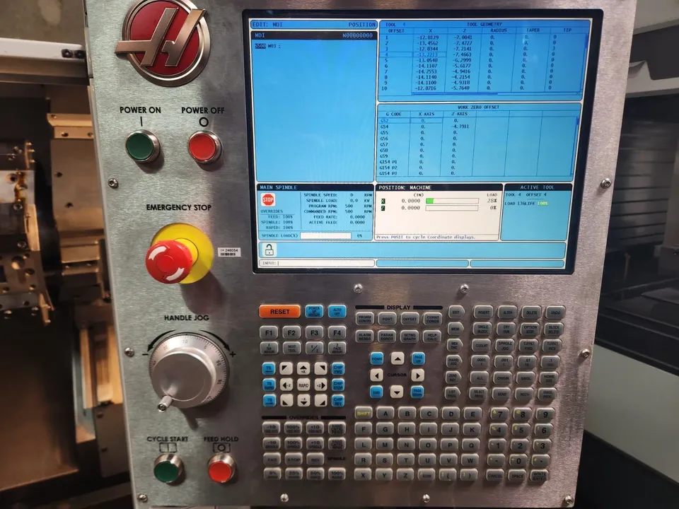Haas #ST-10, CNC Lathe, 25.2" swing, 16.5" machining length, 14" turning diameter, 10" chuck, 1.7" bar, 15 - Image 8
