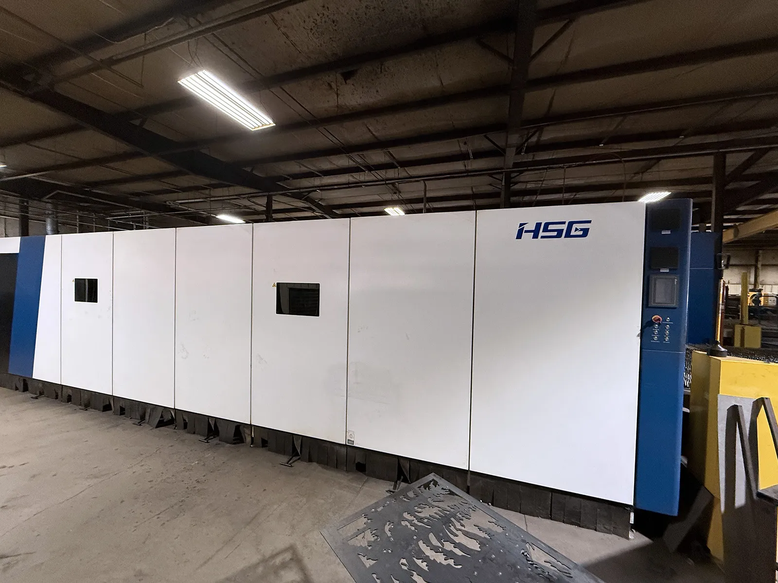 HSG #G6025X-Pro, CNC Laser Cutter, 240" x 100" working area, 13.78" Z, dust collector, 380 Volt, 2023 - Image 3
