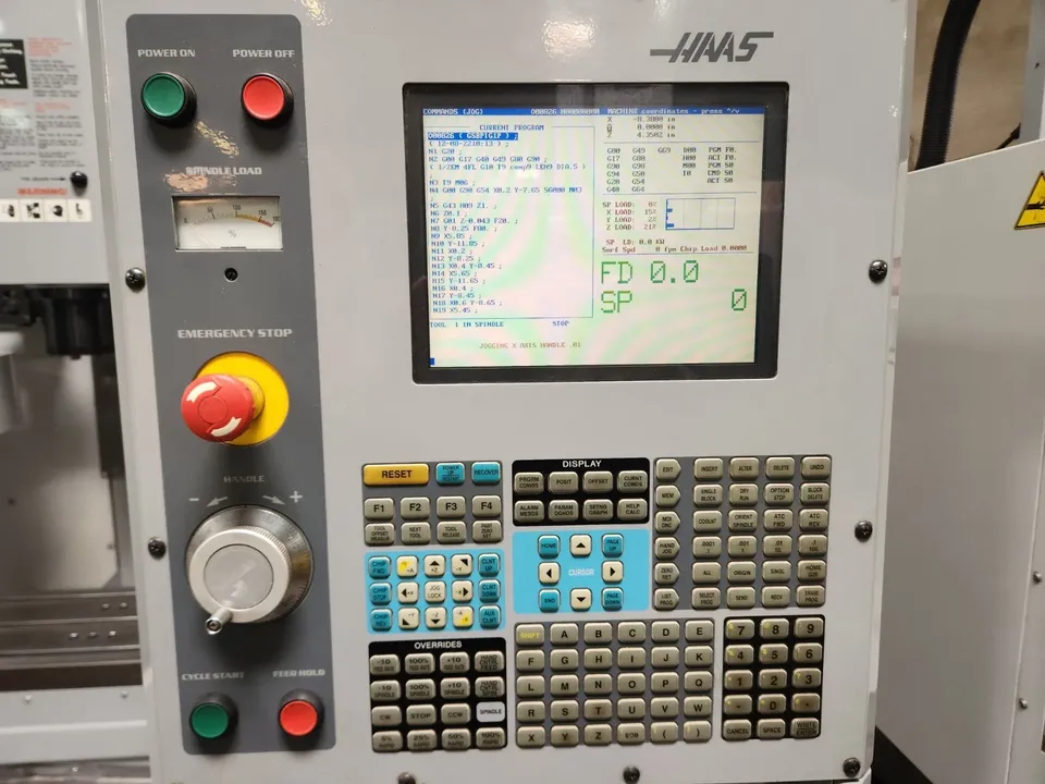 Haas #Mini-Mill, Vertical Machining Center, 16" X, 12" Y, 10" Z, 36" x 12" table, 7.5 HP, 6000 RPM, CAT 40 - Image 6