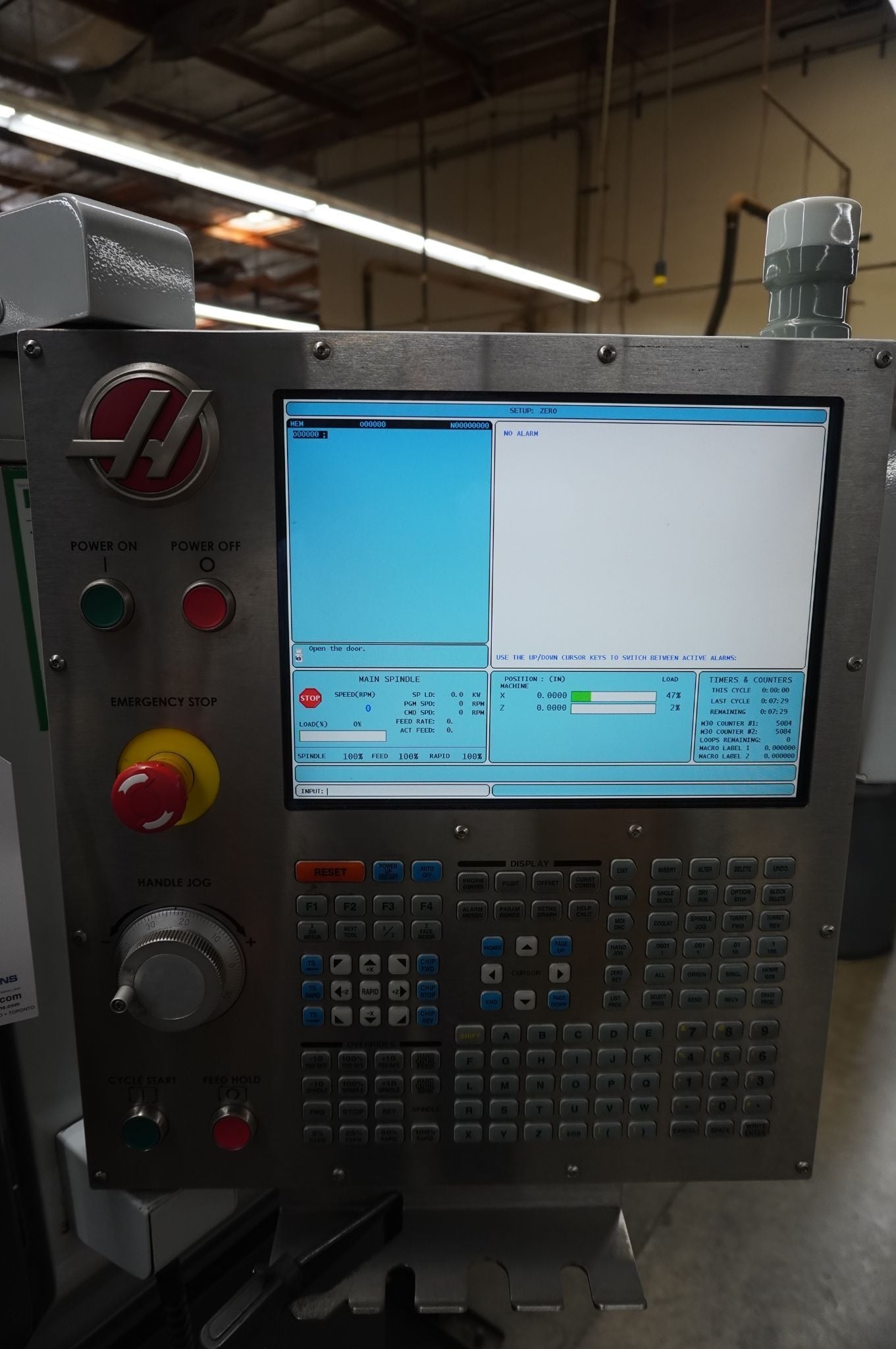 Haas #ST-10, CNC lathe, 25.2" swing, 6" chuck, 1.7" bar, 14" diameter, 16.5" length, 15 HP, 6000 RPM, parts - Image 3