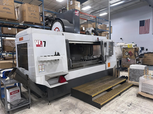 Haas #VF-7/50, CNC vertical machining center, 30+1 automatic tool changer, 84" X, 32" Y, 30" Z, 84" x28" - Image 1