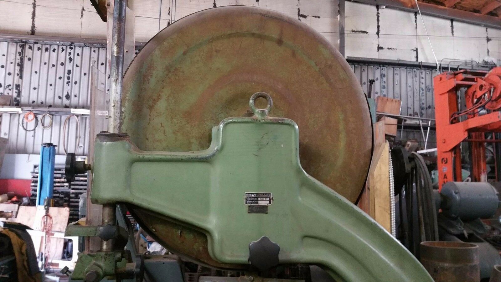 Centauro #800 ST, wood band saw, 30" throat, 20" cut height, 2" blade, 32" wheel diameter, 43" x 30" table, 4 - Image 4