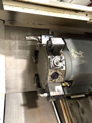 Haas #ST-30Y, CNC turning center, 31.7" swing, 10" chuck, 3" bar, Y-axis, live milling, full C-axis, 2-speed - Image 4
