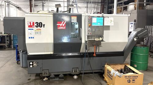 Haas #ST-30Y, CNC turning center, 31.7" swing, 10" chuck, 3" bar, Y-axis, live milling, full C-axis, 2-speed - Image 9