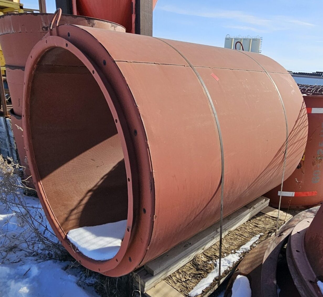 Ventilation Fan Silencer, 48" flange, 70" length - Image 1