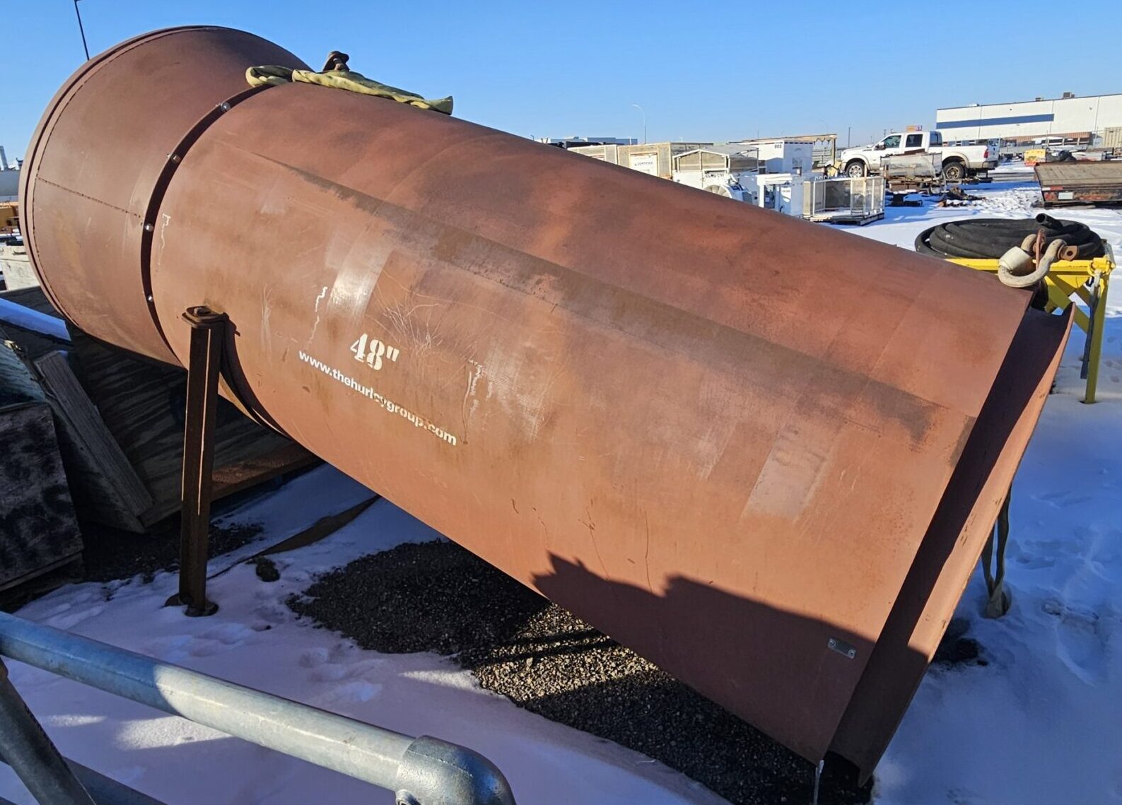 Hurley Ventilation Technologies, Fan Silencer, 48" flange, 60" ducting, 103" length - Image 1