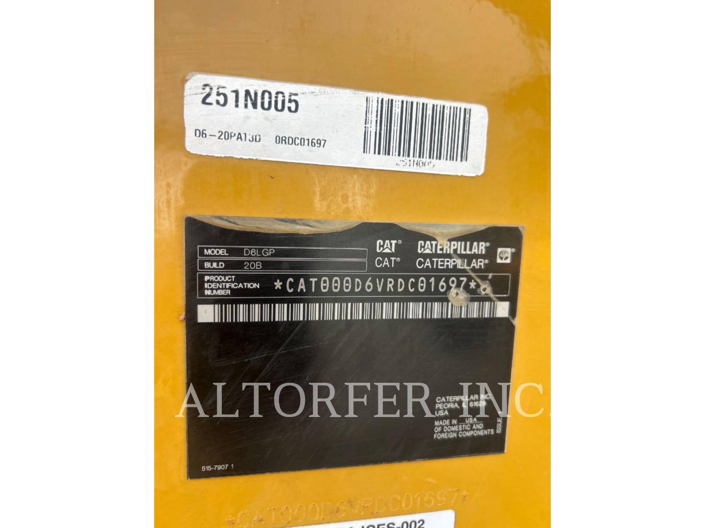 Caterpillar D6-20PAT3D, 2286 hours, S/N: RDC01697, 2025 - Image 6