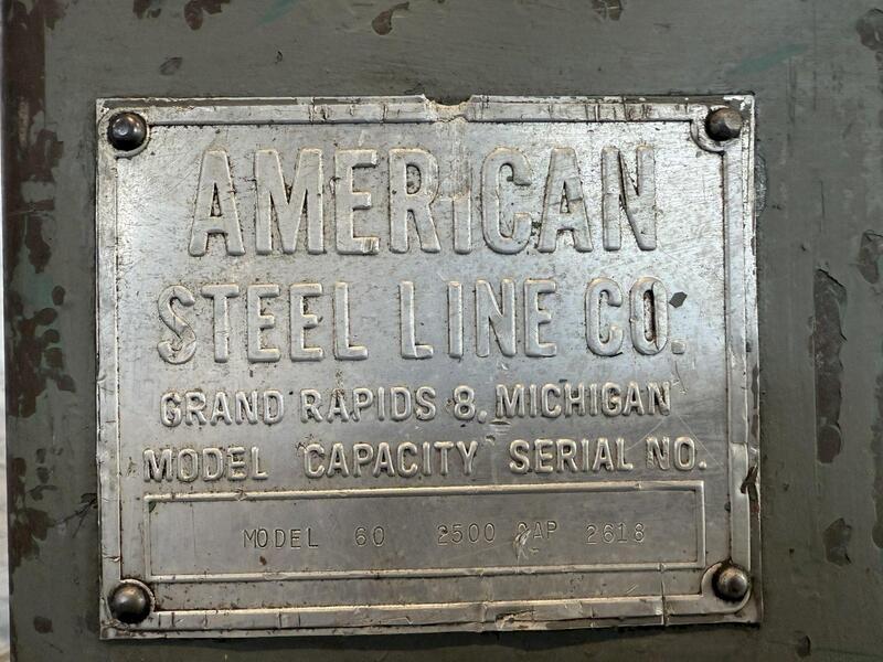 2500 lb. American #60, uncoiler, 12" width, (2 available) - Image 6