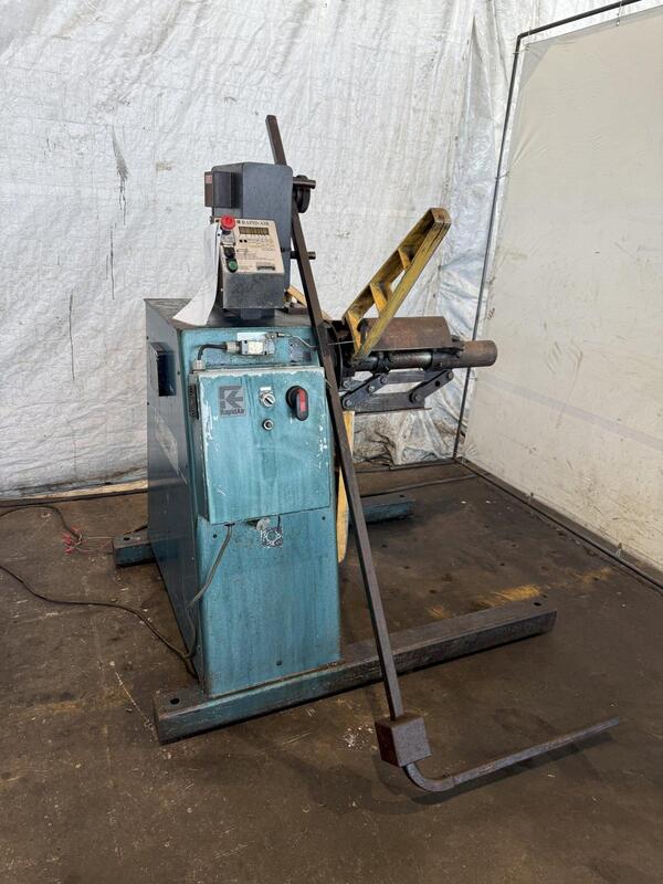 4000 lb. Rapid-Air #RA-4012, motorized uncoiler, 12" width - Image 3