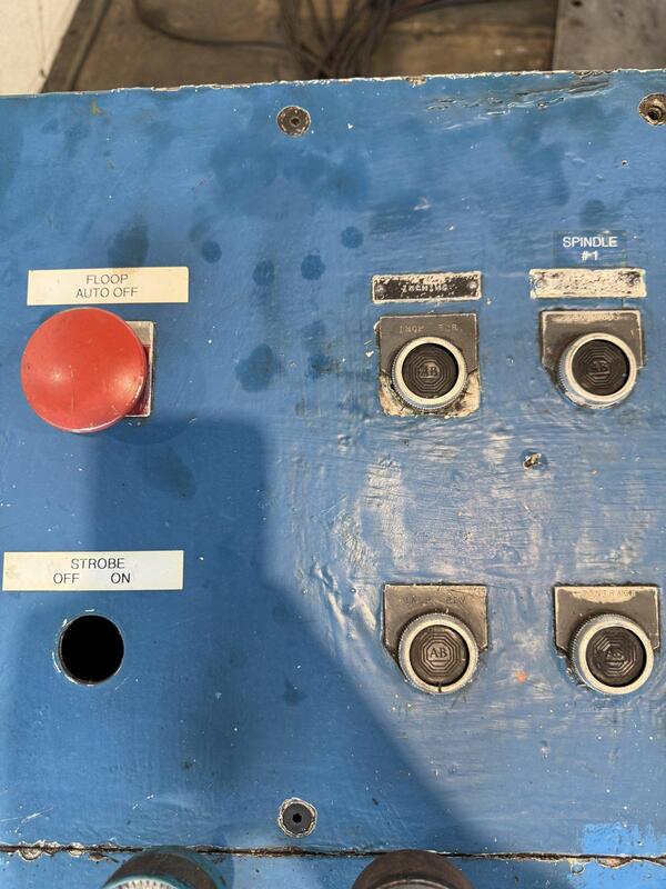 6000 lb. Littell #60-12, double end hydraulic uncoiler, 12" width, 60" outside dimensions, 16"-20" ID, 1974 - Image 10