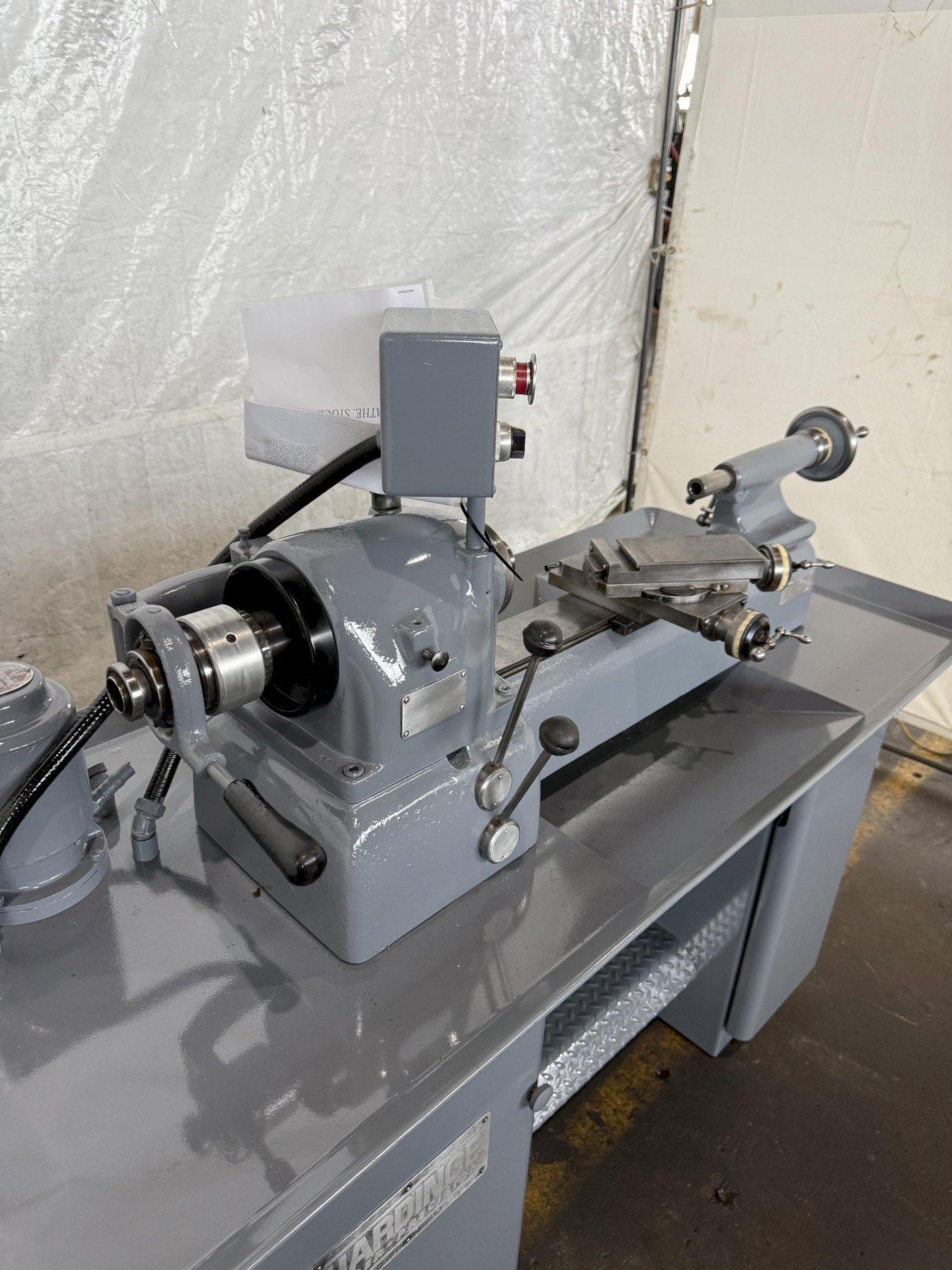 9" x 36" Hardinge #DSM59, shop lathe, 3/4" hole, collet chuck, tailstock - Image 4