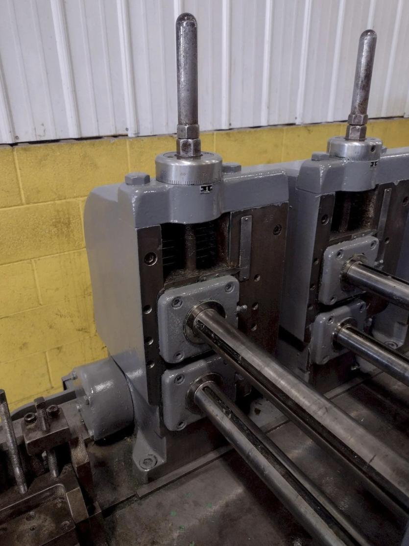 6 Stand, Yoder #M1-1/2, roll former, 12" roll space, 1.5" arbor, 11" horizontal spacing, 4"-7" vertical adj. - Image 8