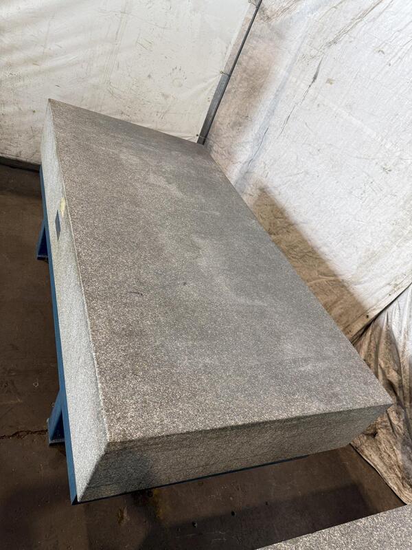 48" x 96" x 14" Rock of Ages, granite surface plate w/ stand (3 available) - Image 3