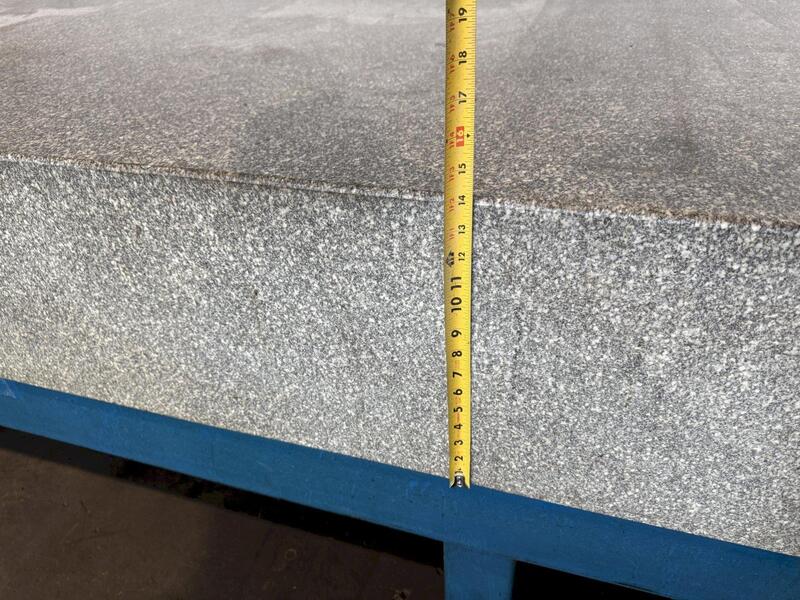 48" x 96" x 14" Rock of Ages, granite surface plate w/ stand (3 available) - Image 7
