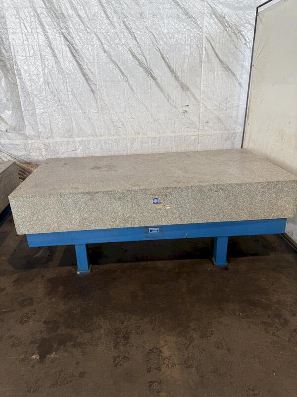 48" x 96" x 14" Rock of Ages, granite surface plate w/ stand (3 available) - Image 2