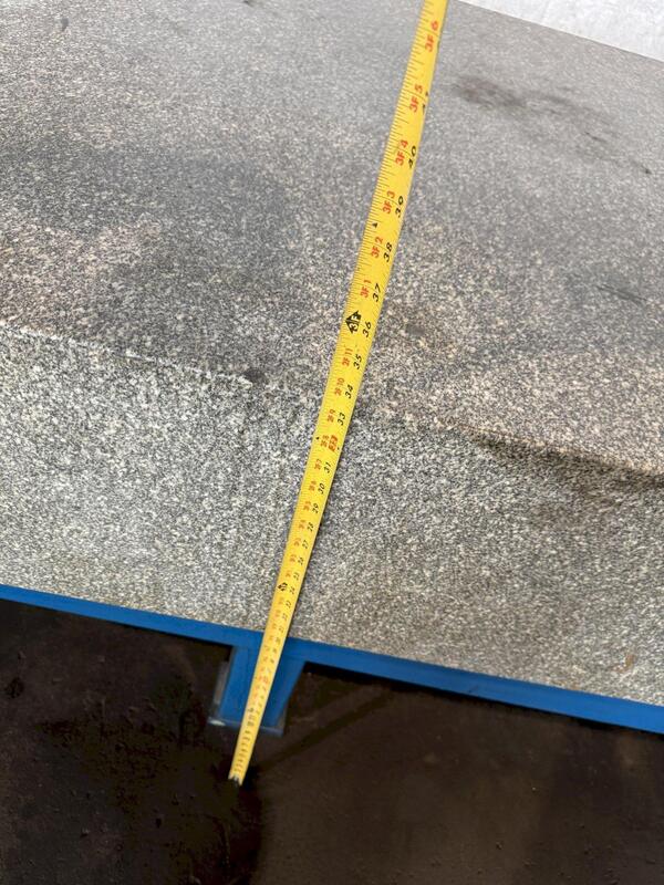 48" x 96" x 14" Rock of Ages, granite surface plate w/ stand (3 available) - Image 6