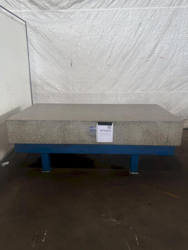 48" x 96" x 14" Rock of Ages, granite surface plate w/ stand (3 available) - Image 2