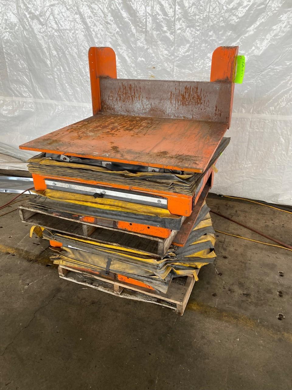 36" x 40" Knight #ALT-3640, pneumatic lift/tilt table (3 available) - Image 3