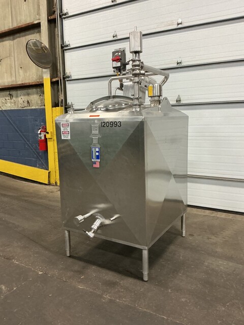 300 gallon Feldmeier #25-03, Stainless mixing tank, 45" x 38" x 43", 3" discharge port, 208-230/460 V. - Image 5