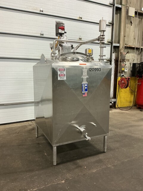 300 gallon Feldmeier #25-03, Stainless mixing tank, 45" x 38" x 43", 3" discharge port, 208-230/460 V. - Image 6