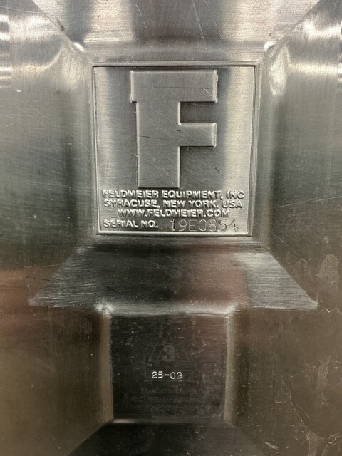 300 gallon Feldmeier #25-03, Stainless mixing tank, 45" x 38" x 43", 3" discharge port, 208-230/460 V. - Image 10
