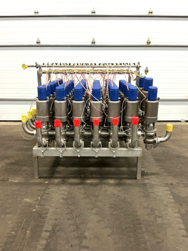 2.5" Alfa-Laval, valve cluster with 42 mixproof CP-3 valves with think top - Image 1
