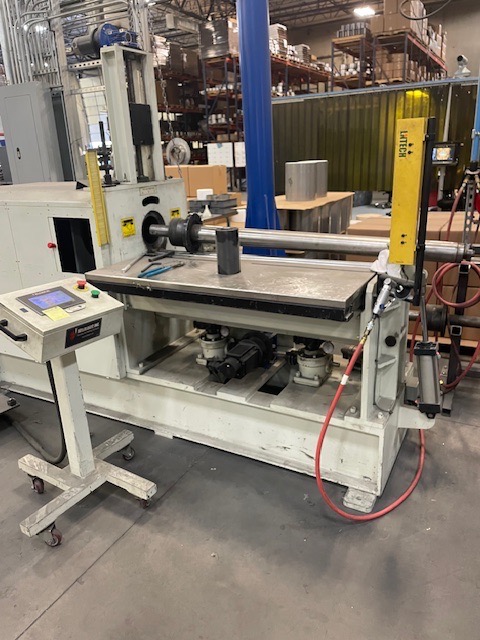 5' x 1/2" Weldlogic #TRP-5035-062, CNC 3-roll plate bending roll, hydraulic, cone bending, Lantech light - Image 1