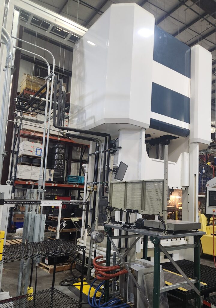 250 Ton, Beckwood #LSP-250-6464, linear servo press, 36" stroke, 24" shut height, 64" x 64" bed, 60" - Image 2