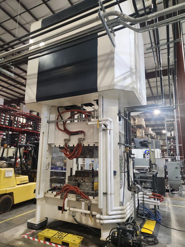 250 Ton, Beckwood #LSP-250-6464, linear servo press, 36" stroke, 24" shut height, 64" x 64" bed, 60" - Image 4