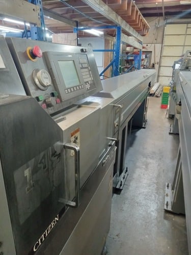 Citizen #K16, CNC swiss lathe, 0.787" capacity, full C-axis, sub spindle, live tooling, Mitsubishi M70 CNC - Image 1