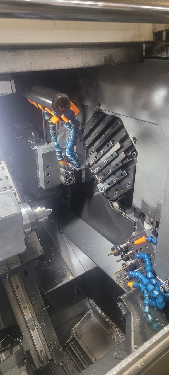 Citizen #K16, CNC swiss lathe, 0.629" capacity, sub spindle, live milling, Cincom FS3 CNC, 12' barfeed, chip - Image 2