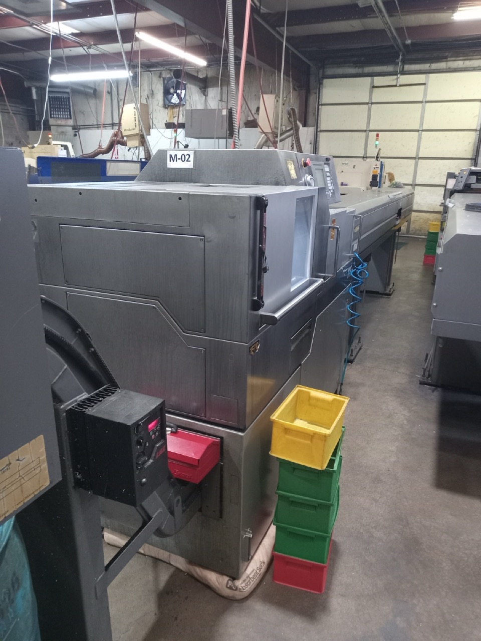 Citizen #K16, CNC swiss lathe, 0.629" capacity, sub spindle, live milling, Cincom FS3 CNC, 12' barfeed, chip - Image 7