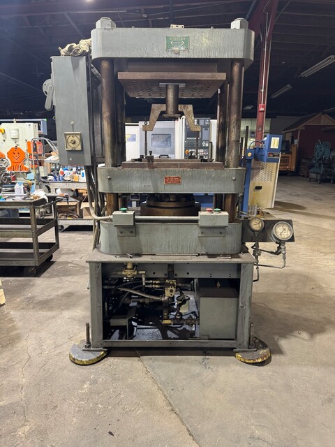 100 Ton, Greenerd #CP100T, 4 post, upacting, 24" x 36" platen press 12 stroke, 24" daylight - Image 1