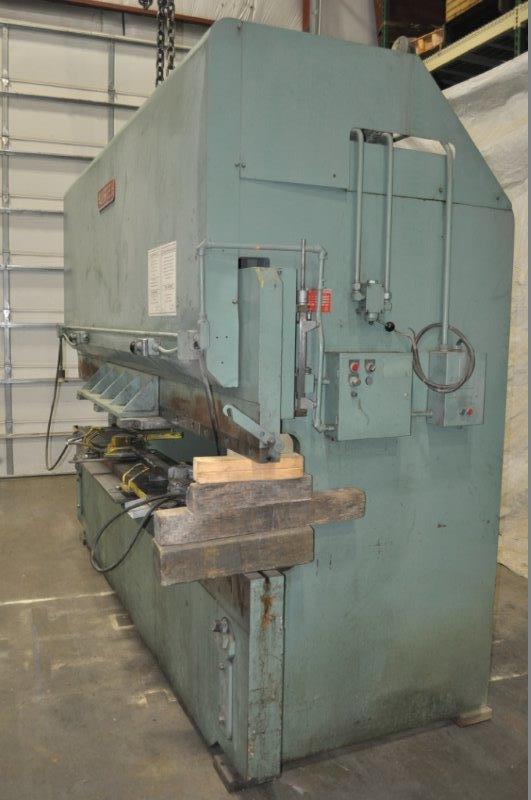120 Ton, Allsteel #120-12, hydraulic press brake, 12' overall, 10' 6" between housings, 0"-8" stroke, 17" - Image 2
