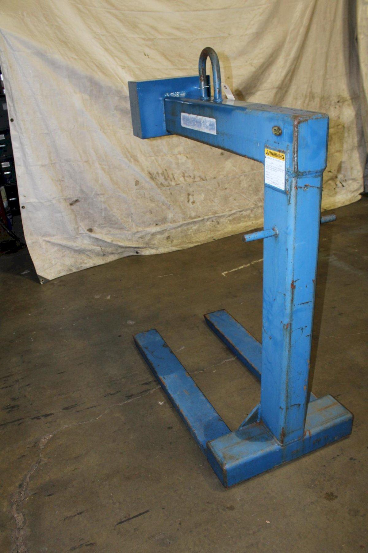 Veotil #HDP-4-42, steel pallet lifter, 42" tapered forks, 25" fork spread, 21" fork spacing, counterweight - Image 5