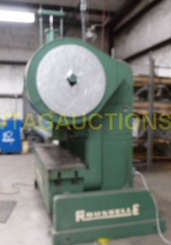 60 Ton, Rousselle #6B-76, double crank gap frame press, 2" stroke, 12.5" shut height, 3" adj., 50 SPM, 76" x - Image 2